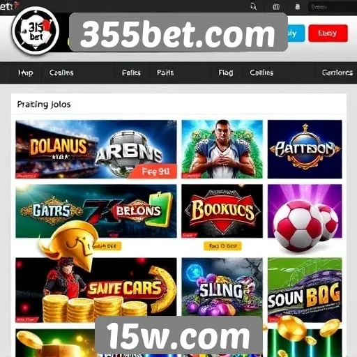 Jogos disponíveis no site 355bet