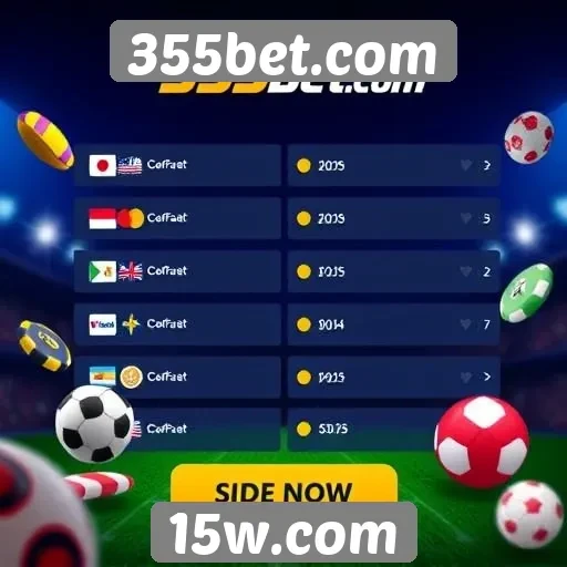 Opções de pagamento oferecidas pela 355bet